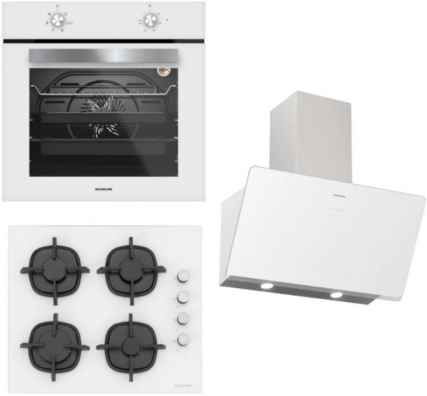 Silverline Beyaz Ankastre Set CS5343W01 + BO65E1W01 + 3457 Soho