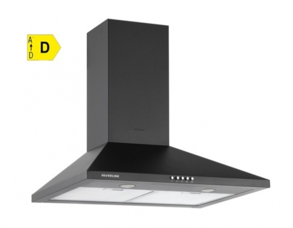 Silverline Siyah Ankastre Set CS5623B01 + BO65E1B01 + 2240 Conic