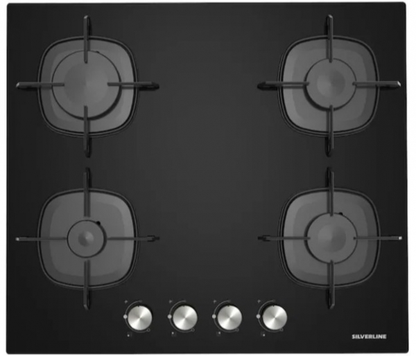Silverline Siyah Ankastre Set CS5623B01 + BO65E1B01 + 2240 Conic