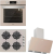 Silverline Vizon Ankastre Set CS5343M01 + BO6504M01 + 3457 Soho