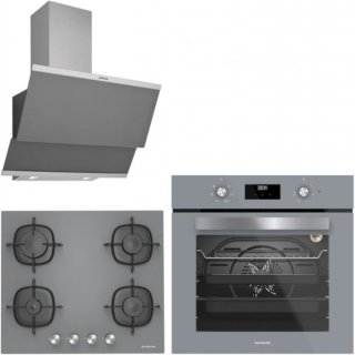 Silverline Gri Ankastre Set CS5436S01 + BO6502S02 + 3420 Classy 60