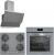 Silverline Gri Ankastre Set CS5436S01 + BO6502S02 + 3420 Classy 60