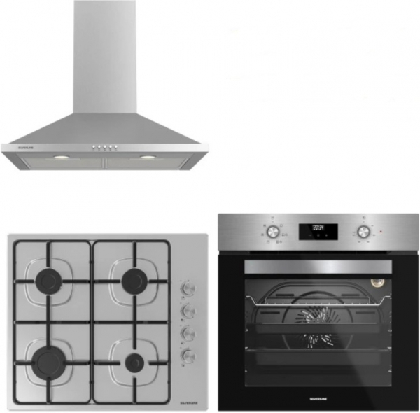 Silverline İnox Ankastre Set AS5631X01 + BO6502X02 + 2240 Conic