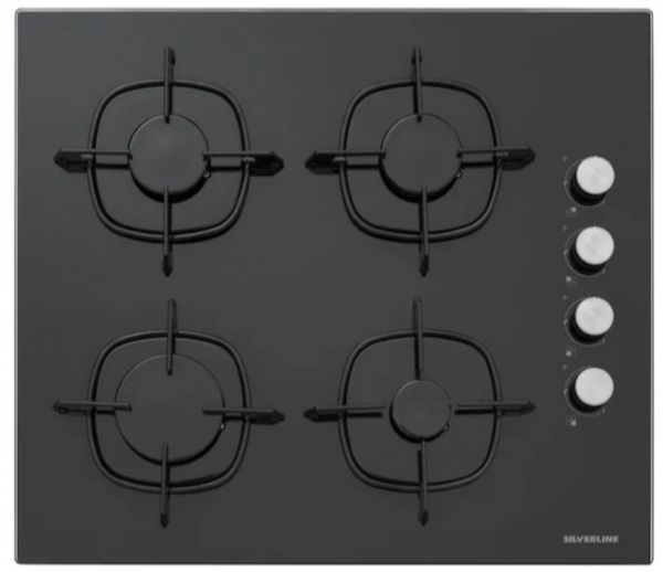Silverline Siyah Ankastre Set CS5335B01 + BO6501B01 + 2240 Conic