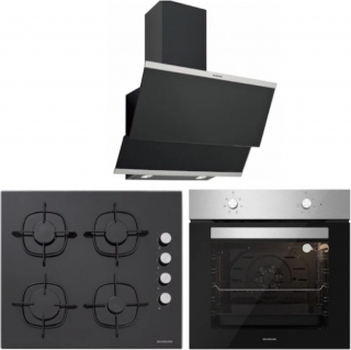Silverline Siyah Ankastre Set CS5335B01 + BO6501X01 + 3420 Classy 60