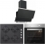 Silverline Siyah Ankastre Set CS5335B01 + BO6501X01 + 3420 Classy 60