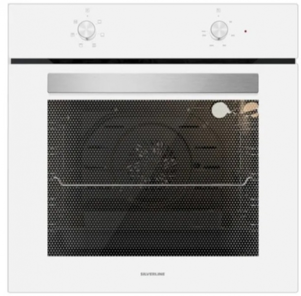 Silverline Beyaz Ankastre Set CS5349W01 + BO6501W01 + 1140 Crystal Line