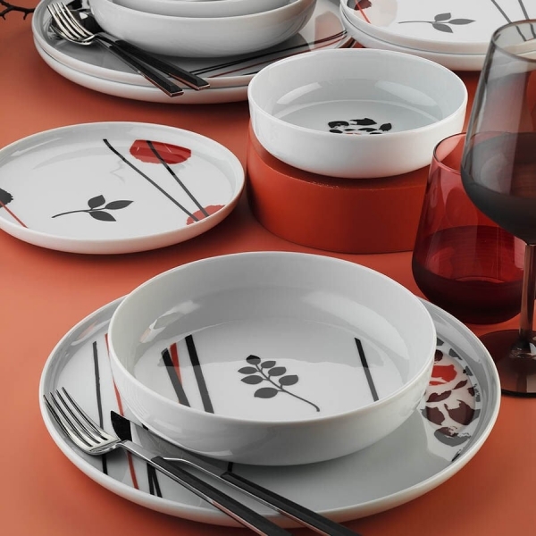 Kütahya Porselen Moderna 12175 24 Parça Yemek Takımı