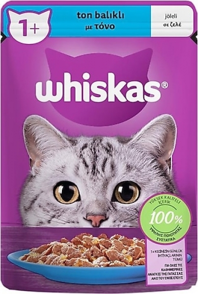 Whiskas Pouch Jöleli Ton Balıklı 85 gr Kedi Maması
