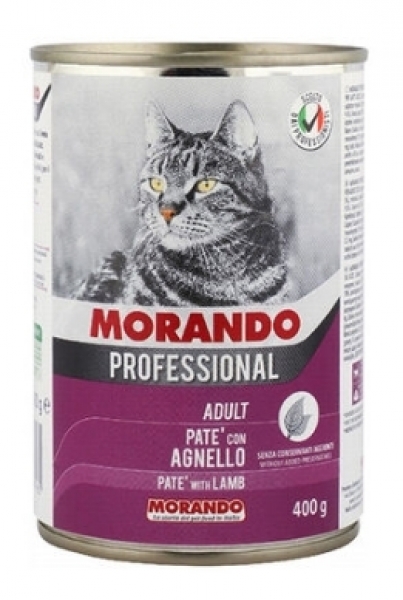 Morando Pate Kuzu Etli 400 gr Kedi Maması