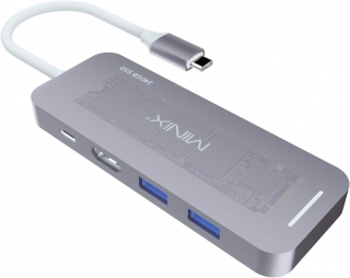 Minix ‎NEO-S2GR USB-C Multiport Dönüştürücü