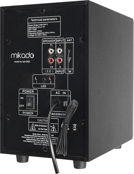 Mikado MD-95BT Bluetooth Hoparlör