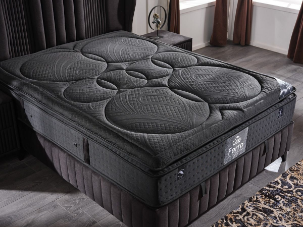 Tutku Ferro 140x190 Baza+Başlık+Yatak Seti