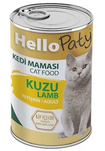 Hello Paty Pate Kuzu Etli 415 gr Kedi Maması