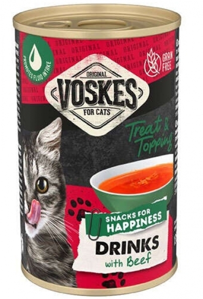 Voskes Biftekli Yetişkin 135 ml Kedi Maması