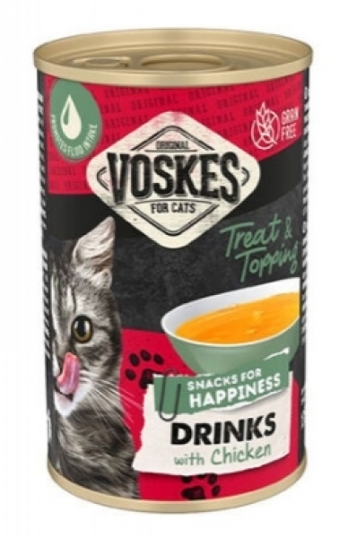 Voskes Tavuk Etli Tahılsız 135 ml Kedi Maması