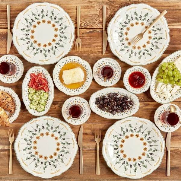 Bella Maison Adelina 26 Parça Kahvaltı Takımı