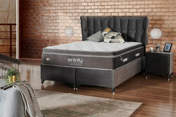 Tutku Serenity 90x190 Baza+Başlık+Yatak Seti