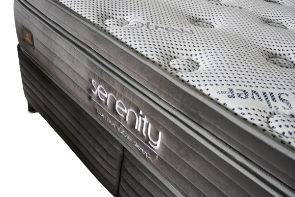 Tutku Serenity 200x200 Baza+Başlık+Yatak Seti