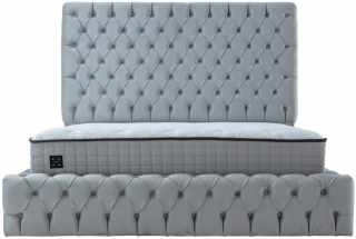 İndivani King 200x200 Baza+Başlık+Yatak Seti