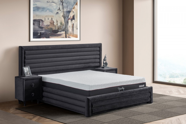 İndivani Visco Pro 160x200 Baza+Başlık+Yatak Seti