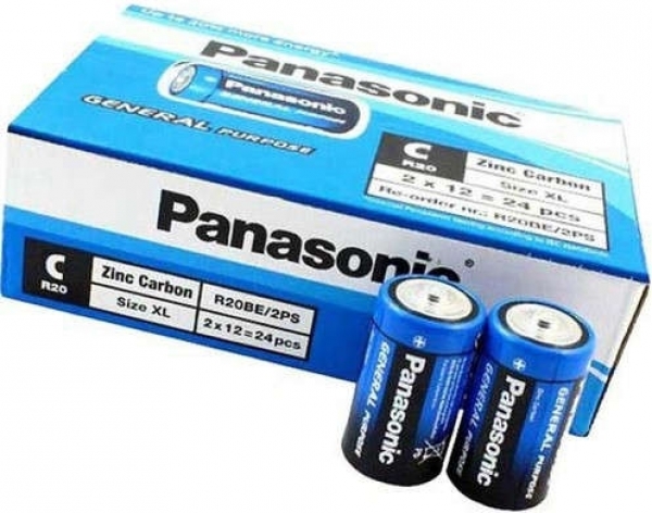 Panasonic R20BE 24'lü Orta Boy Pil