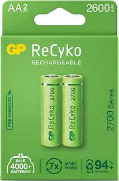 GP ReCyko AA 2600 mAh 2'li Kalem Pil