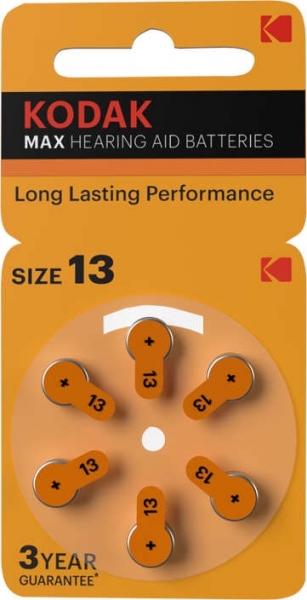 Kodak Hearing Aid Battery 13 Düğme Pil