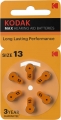 Kodak Hearing Aid Battery 13 resim