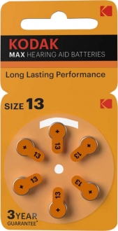 Kodak Hearing Aid Battery 13 Düğme Pil