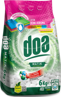Doa Matik Renkliler Toz Çamaşır Deterjanı 6 kg