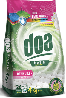 Doa Matik Renkliler Toz Çamaşır Deterjanı 4 kg