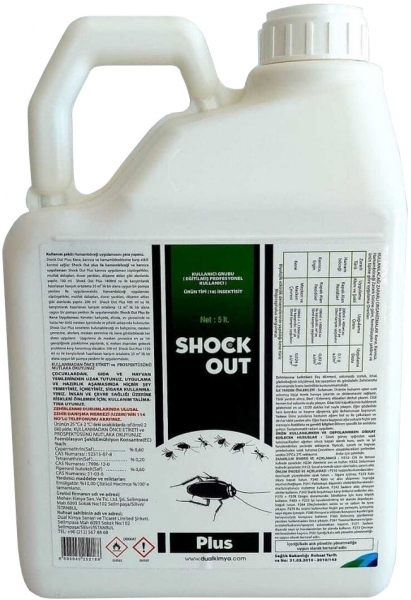 Shock Out Plus 5 lt Haşere İlacı