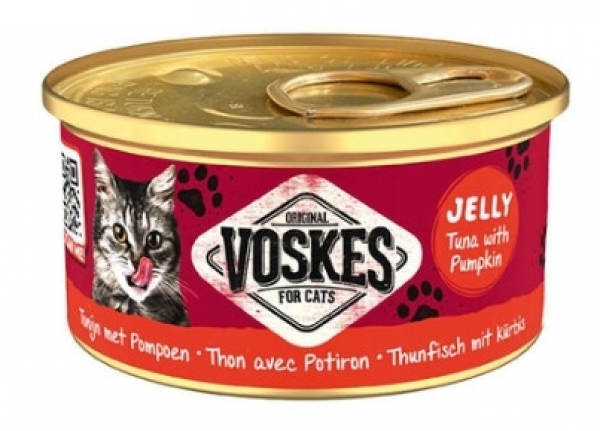 Voskes Ton Balığı ve Bal Kabağı 85 gr Kedi Maması