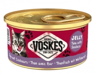 Voskes Ton Balığı ve Levrekli Yetişkin 85 gr Kedi Maması