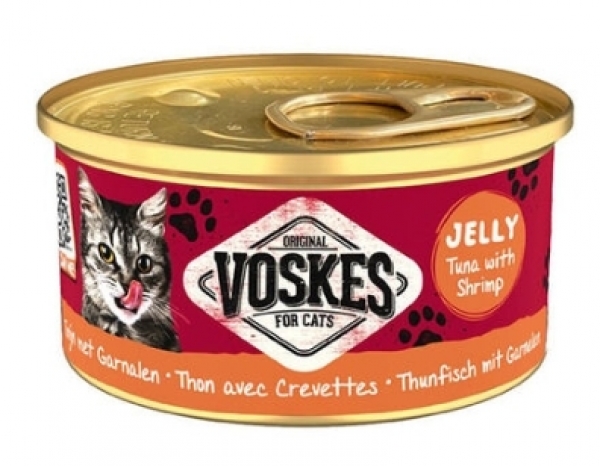 Voskes Ton Balığı ve Karidesli 85 gr Kedi Maması