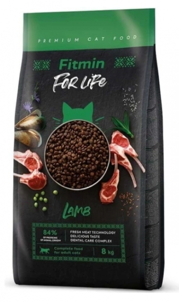 Fitmin For Life Kuzu Etli Yetişkin 8 kg Kedi Maması