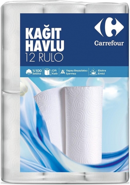 Carrefour Kağıt Havlu 12 Rulo
