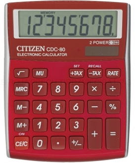Citizen CDC-80 Masaüstü Hesap Makinesi