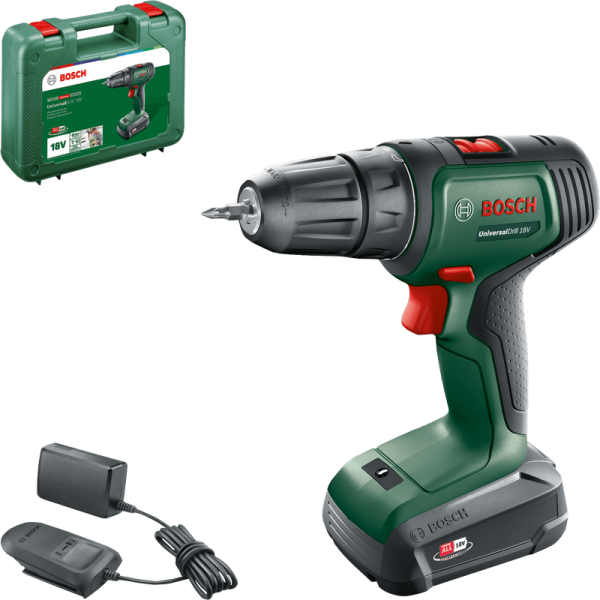 Bosch UniversalDrill 18V (1x1.5Ah) Akülü Matkap (1 Akülü)