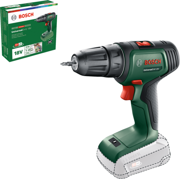 Bosch UniversalDrill 18V Solo Akülü Matkap (Aküsüz)