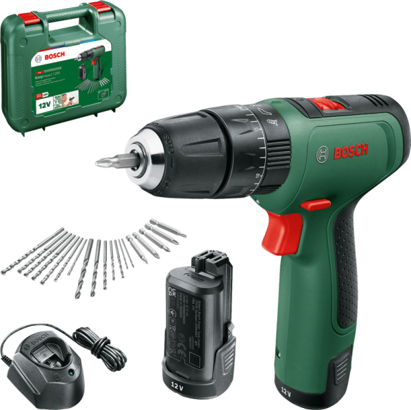 Bosch EasyImpact 1200 (2x1.5Ah) Akülü Matkap (2 Akülü)