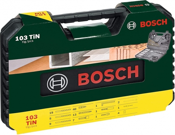 Bosch EasyImpact 1200 (1x1.5Ah) + 103 Parça Set Akülü Matkap (1 Akülü)