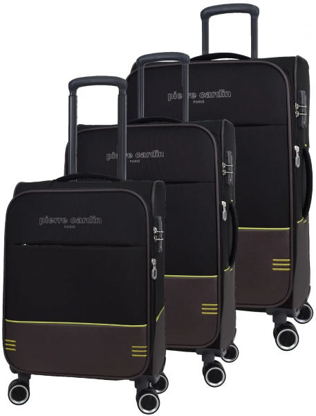 Pierre Cardin PC8200 Ultra Light Hafif Lüx Kumaş 3'lü Valiz Seti