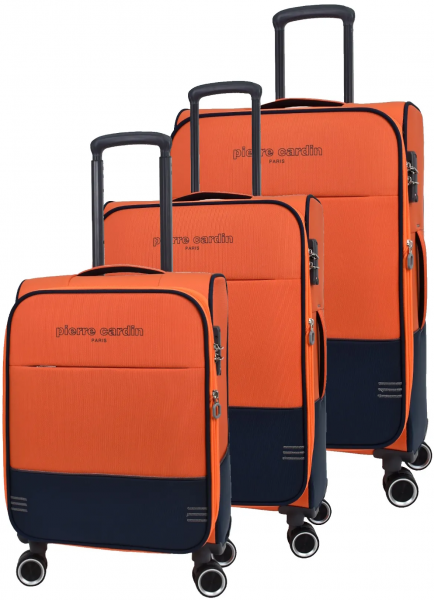 Pierre Cardin PC8200 Ultra Light Hafif Lüx Kumaş 3'lü Valiz Seti