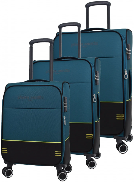 Pierre Cardin PC8200 Ultra Light Hafif Lüx Kumaş 3'lü Valiz Seti