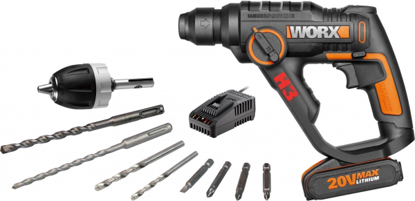 Worx WX390.9C Akülü Matkap (1 Akülü)