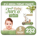 Baby Turco Doğadan 5 Beden 232 Adet resim