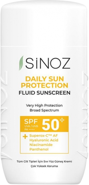 Sinoz Spf50+ Günlük Kullanım Fluid 50 ml