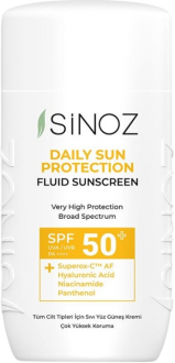 Sinoz Spf50+ Günlük Kullanım Fluid 50 ml